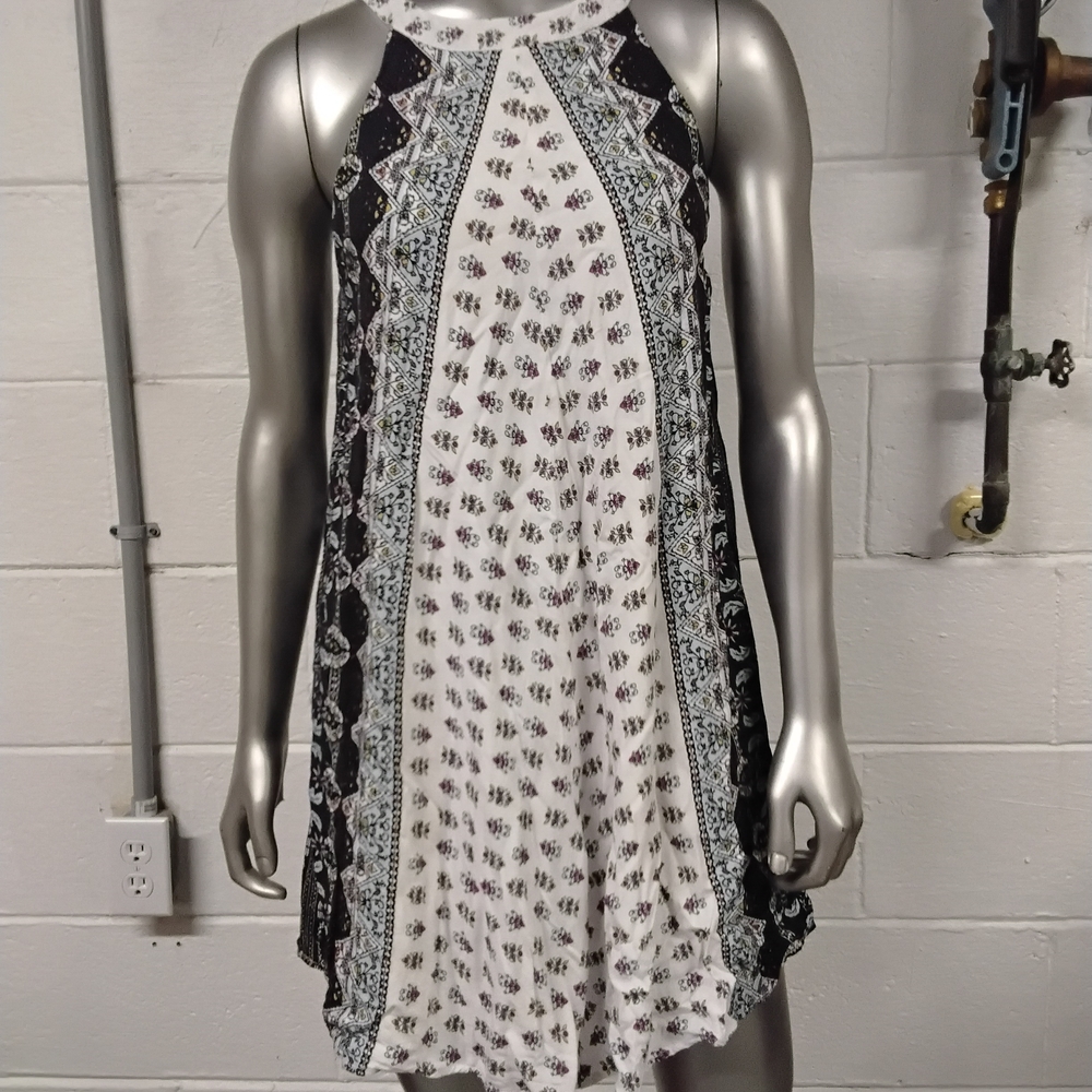 Floral Print Sleeveless Dress